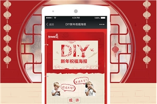 安利新年海报网站建设项目--中科讯达